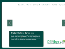 Tablet Screenshot of gartengestaltung-riechers.de